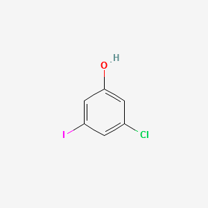 3-chloro-5-iodophenol structure, CAS 861347-86-6