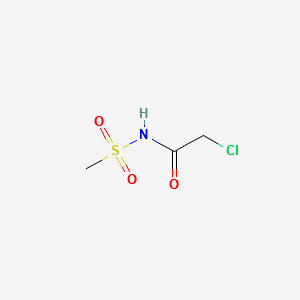 N-(chloracetyl)methanesulfonamide structure, CAS 202658-88-6