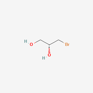 (R)-1-BROMO-2,3-DIHYDROXYPROPANE structure, CAS 14437-88-8