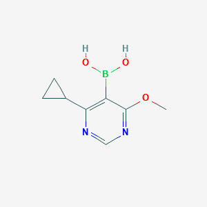 (4-cyclopropyl-6-methoxypyrimidin-5-yl)boronic acid(WX192149) structure, CAS 1798304-51-4