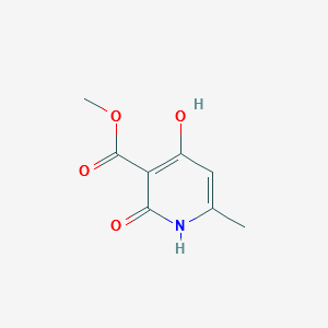 METHYL 2,4-DIHYDROXY-6-METHYLNICOTINATE structure, CAS 893616-55-2