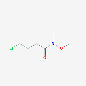 4-Chloro-N-Methoxy-N-MethylbutyraMide structure, CAS 64214-66-0