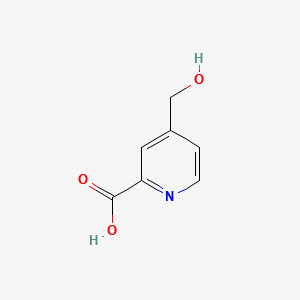 4-(Hydroxymethyl)picolinic acid structure, CAS 923169-37-3