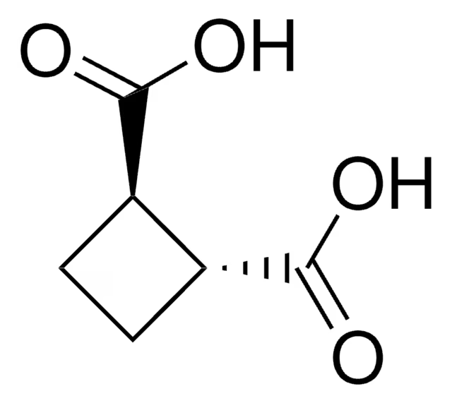 Trans-cyclobutane-1,2-dicarboxylic acid structure, CAS 1124-13-6