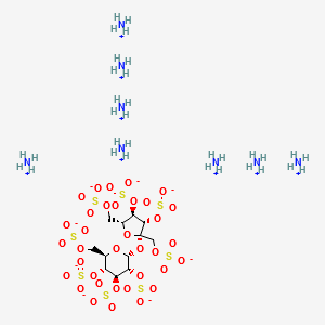 Sucrose octasulfate Ammonia structure, CAS 74135-13-0