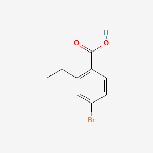 4-Bromo-2-ethyl benzoic Acid structure, CAS 644984-78-1