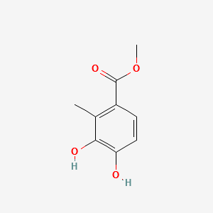 Methyl 3,4-dihydroxy-2-methylbenzoate structure, CAS 740799-82-0