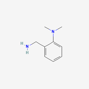 N-[2-(AMINOMETHYL)PHENYL]-N,N-DIMETHYLAMINE structure, CAS 57678-45-2