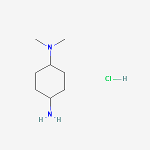 (1R,4R)-N1,N1-diMethylcyclohexane-1,4-diaMine hydrochloride structure, CAS 1388893-25-1