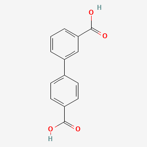 4-(3-Carboxyphenyl)benzoic acid structure, CAS 92152-01-7