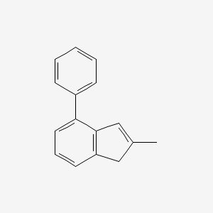 2-METHYL-4-PHENYLINDENE structure, CAS 159531-97-2