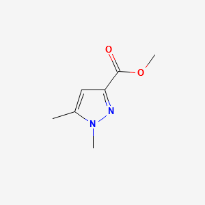 METHYL 1,5-DIMETHYL-1H-PYRAZOLE-3-CARBOXYLATE structure, CAS 10250-61-0