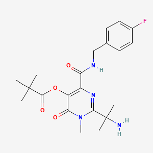 Raltegravir Intermediate 2 structure, CAS 1172131-64-4