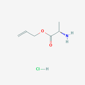 H-ALA-OALL HCL structure, CAS 203799-82-0