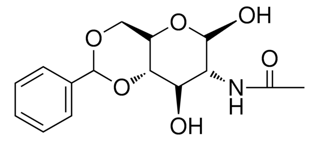 2-acetamido-2-deoxy-4,6-O-ben- zylidene-D-glucopyranose structure, CAS 52050-06-3