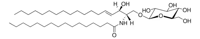 1-O-β-D-Glucopyranosyl-N-hexadecanoylsphingosine structure, CAS 74365-77-8