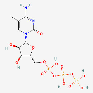 Cytidine 5'-(tetrahydrogen triphosphate), 5-Methyl- structure, CAS 327174-86-7