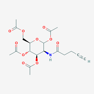 N–(4–pentynoyl) mannosamine tetraacylated (Ac4ManNAl) structure, CAS 935658-93-8