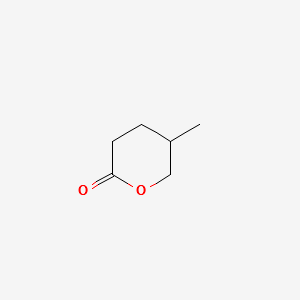 5-Methyl-tetrahydro-pyran-2-one structure, CAS 3123-98-6