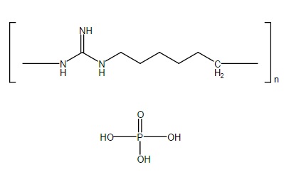 Polyhexamethyleneguanidine phosphate structure, CAS 89697-78-9