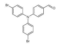 Bis(4-bromophenyl)(4-formylphenyl)amine structure, CAS 25069-38-9