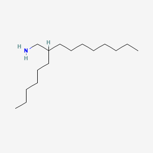 2-Hexyldecan-1-amine structure, CAS 62281-05-4