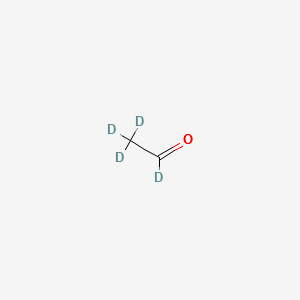 ACETALDEHYDE-D4 structure, CAS 1632-89-9