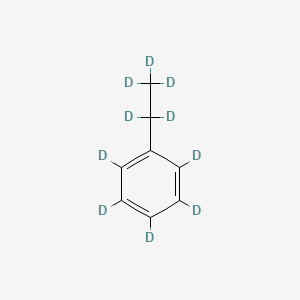 ETHYLBENZENE-D10 structure, CAS 25837-05-2
