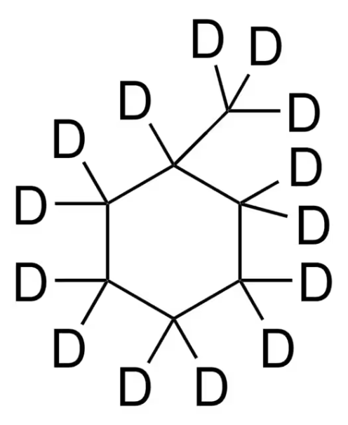 METHYLCYCLOHEXANE-D14 structure, CAS 10120-28-2