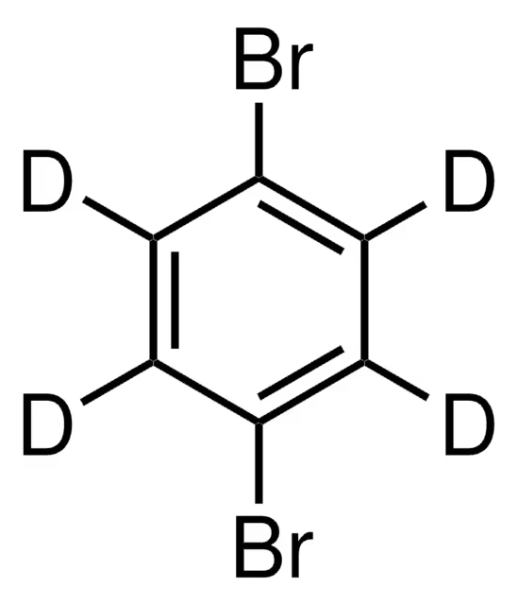1,4-DIBROMOBENZENE-D4 structure, CAS 4165-56-4