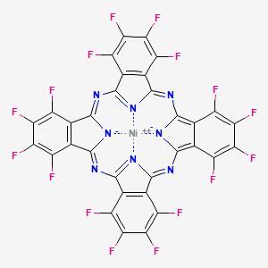 Nickel(II) hexadecafluoroophthalocyanine structure, CAS 128653-34-9