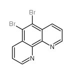 5,6-Dibromo-1,10-phenanthroline structure, CAS 56290-06-3