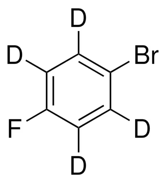 4-BROMOFLUOROBENZENE-D4 structure, CAS 50592-31-9