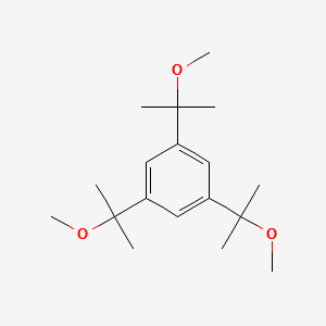 1,3,5-TRIS(2-METHOXY-2-PROPYL)BENZENE structure, CAS 109888-72-4