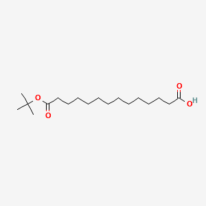 14-(tert-Butoxy)-14-oxotetradecanoic acid structure, CAS 234082-00-9