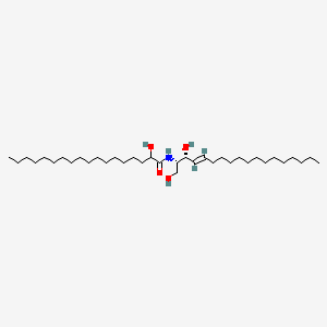 N-(2-Hydroxystearoyl) Sphingosine (Mixture of Diastereomers) structure, CAS 34249-41-7