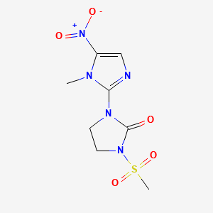 Satranidazole structure, CAS 56302-13-7