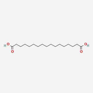 HEPTADECANEDIOIC ACID structure, CAS 2424-90-0