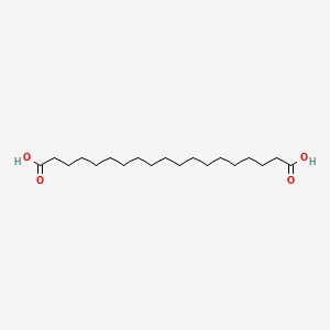 NONADECANEDIOIC ACID structure, CAS 6250-70-0