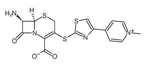 7 β - aMino - 3 - [4 - pyridyl - 2 - thiazole sulfur radical ] - 3 - cepheM - 4 - carboxylic acid structure, CAS 189345-52-6