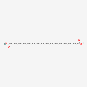 1,32-dotriacontanedioic acid structure, CAS 14604-28-5