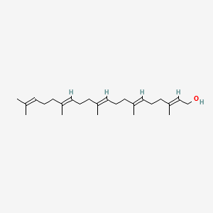 (2E,6E,10E,14E)-3,7,11,15,19-Pentamethylicosane-2,6,10,14,18-pentaene-1-ol structure, CAS 22488-05-7