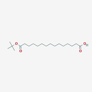Pentadecanedioic acid mono-t-butyl ester;Pentadecanedioic acid structure, CAS 905302-42-3