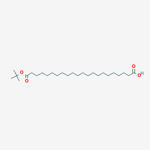 22-(tert-Butoxy)-22-oxodocosanoic acid structure, CAS 1642333-05-8