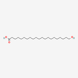 Heneicosanoic acid, 21-hydroxy- structure, CAS 89160-04-3