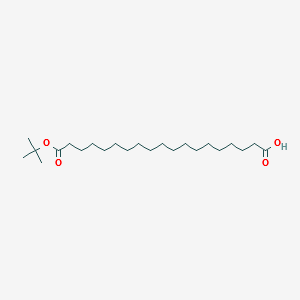 Nonadecanedioic acid mono-t-butyl ester structure, CAS 1643852-37-2