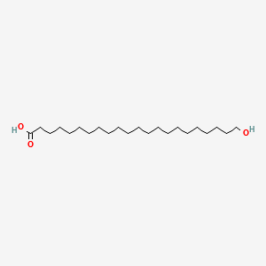 22-Hydroxydocosanoic acid (Omega-Hydroxybehenic acid) structure, CAS 506-45-6