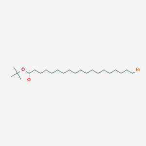 Nonadecanoic acid, 19-bromo-, 1,1-dimethylethyl ester structure, CAS 2428400-73-9