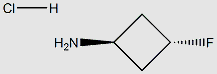 trans-3-FluorocyclobutanaMine hydrochloride structure, CAS 1408075-99-9