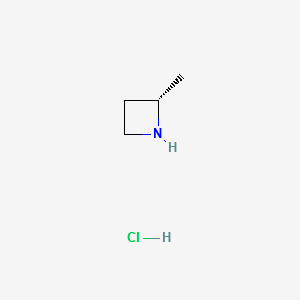 (S)-2-Methylazetidine Hydrochloride structure, CAS 935669-67-3